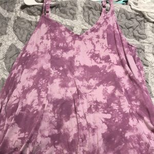 Purple Tye Dye Tank